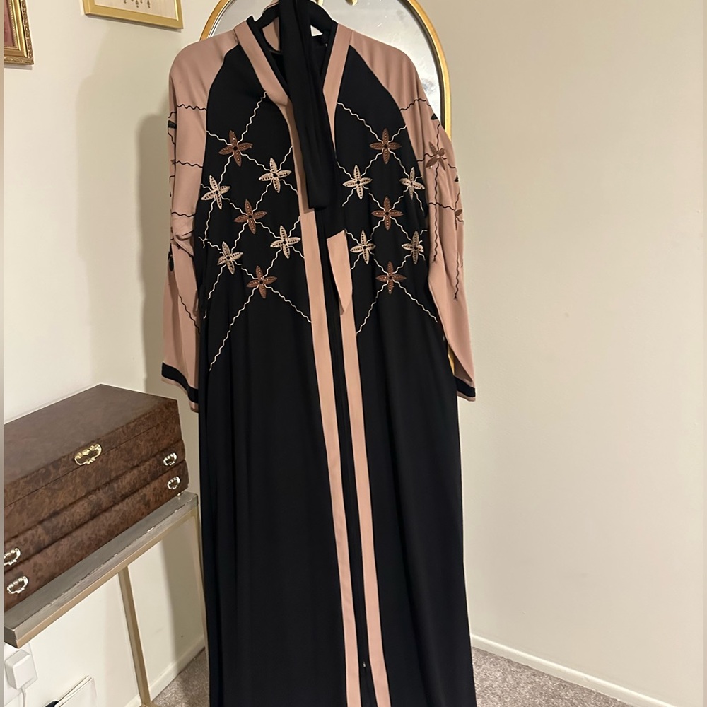 Turkish abaya with belt